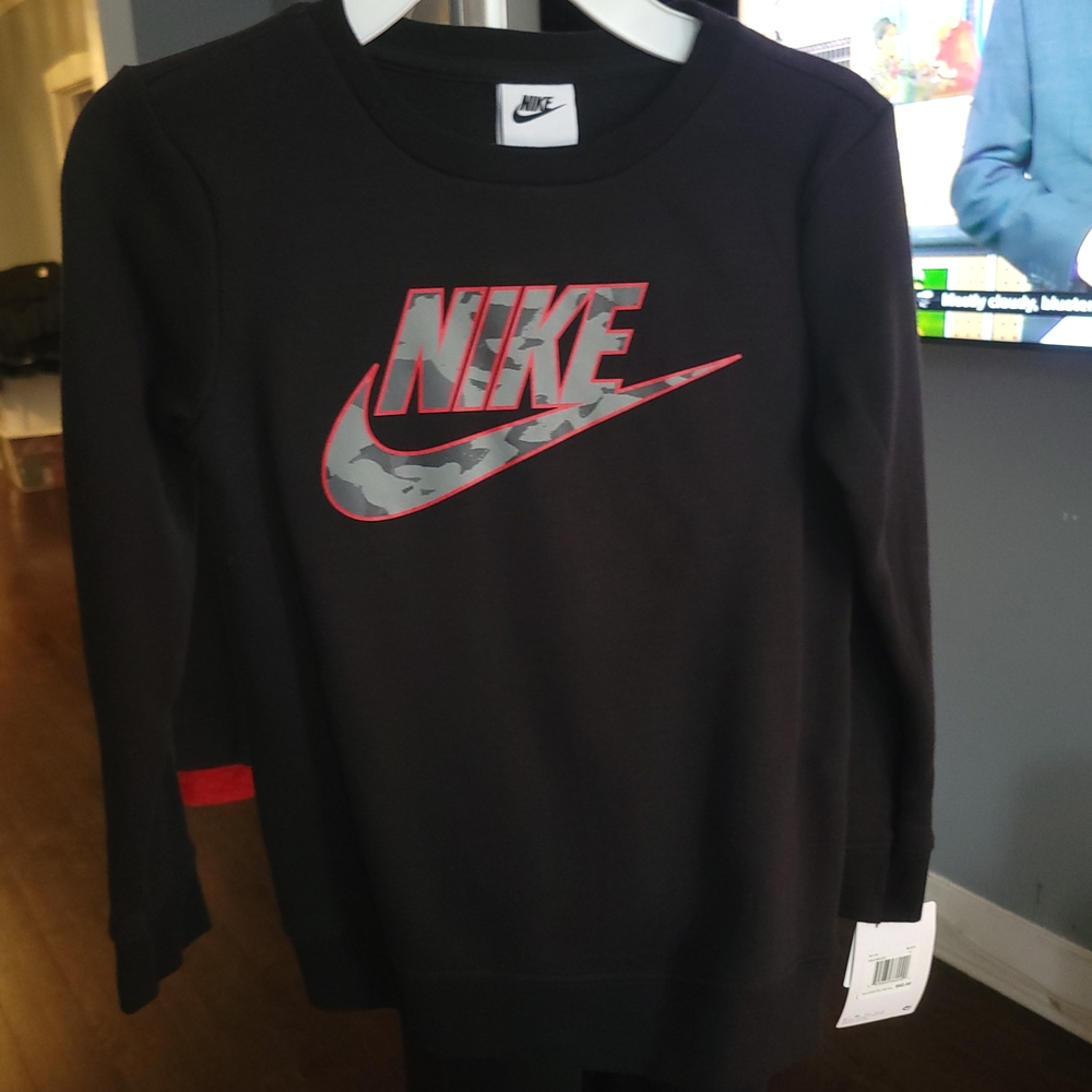 Nike Kids Black Long Sleeve Shirt